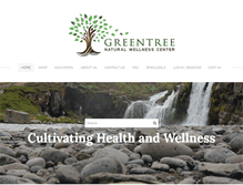 Tablet Screenshot of greentreewellnesscenter.com